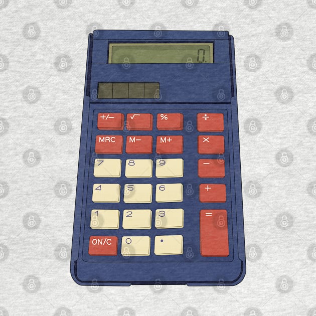 80's 90's Calculator Math School Nostalgia by DiegoCarvalho